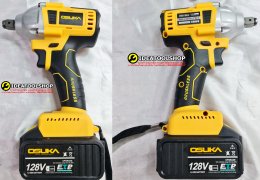 รุ่นใหม่!! บล็อกไร้สาย OSUKA  128V [ เหลือง ] มอเตอร์บัสเลสไม่ใช้แปรงถ่าน บล็อกไฟฟ้า บล้อกไฟฟ้า บล็อกแบต เครื่องยิงนอต